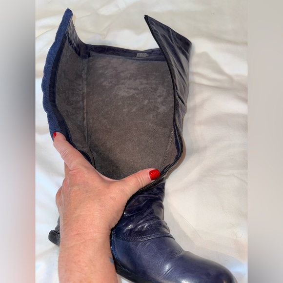 Miz Mooz Bobbie Midnight Blue Wide Calf Boot • size 8.5 US - Picture 6 of 15